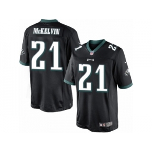 Men's Nike Philadelphia Eagles #21 Leodis McKelvin Limited Black Alternate NFL Jersey