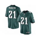 Men's Nike Philadelphia Eagles #21 Leodis McKelvin Limited Midnight Green Team Color NFL Jersey