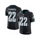 Men's Nike Philadelphia Eagles #22 Nolan Carroll Limited Black Rush NFL Jersey