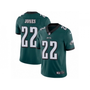 Men's Nike Philadelphia Eagles #22 Sidney Jones Vapor Untouchable Limited Midnight Green Team Color NFL Jersey