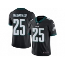 Men's Nike Philadelphia Eagles #25 Tommy McDonald Limited Black Rush NFL Jersey