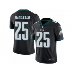 Men's Nike Philadelphia Eagles #25 Tommy McDonald Limited Black Rush NFL Jersey