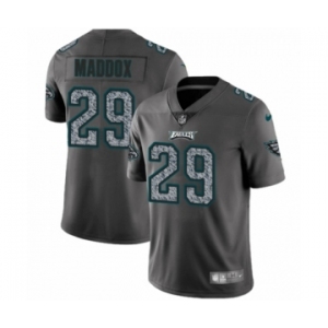 Men's Nike Philadelphia Eagles #29 Avonte Maddox Gray Static Vapor Untouchable Limited NFL Jersey