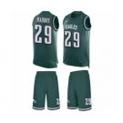 Men's Nike Philadelphia Eagles #29 Avonte Maddox Limited Midnight Green Tank Top Suit NFL Jersey