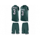 Men's Nike Philadelphia Eagles #3 Matt McGloin Limited Midnight Green Tank Top Suit NFL Jersey