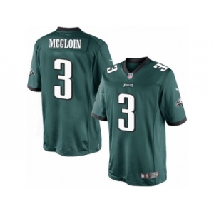 Men's Nike Philadelphia Eagles #3 Matt McGloin Limited Midnight Green Team Color NFL Jersey