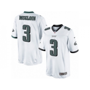 Men's Nike Philadelphia Eagles #3 Matt McGloin Limited White NFL Jersey