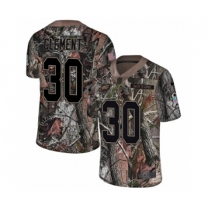 Men's Nike Philadelphia Eagles #30 Corey Clement Camo Rush Realtree Limited NFL Jersey