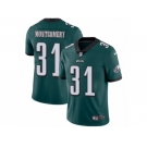 Men's Nike Philadelphia Eagles #31 Wilbert Montgomery Vapor Untouchable Limited Midnight Green Team Color NFL Jersey