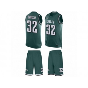 Men's Nike Philadelphia Eagles #32 Rasul Douglas Limited Midnight Green Tank Top Suit NFL Jerseyey