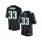 Men's Nike Philadelphia Eagles #33 Ron Brooks Limited Black Alternate NFL Jersey