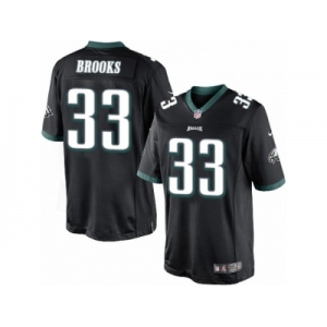 Men's Nike Philadelphia Eagles #33 Ron Brooks Limited Black Alternate NFL Jersey