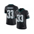 Men's Nike Philadelphia Eagles #33 Ron Brooks Limited Black Rush NFL Jersey