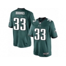 Men's Nike Philadelphia Eagles #33 Ron Brooks Limited Midnight Green Team Color NFL Jersey