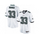 Men's Nike Philadelphia Eagles #33 Ron Brooks Limited White NFL Jersey