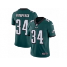 Men's Nike Philadelphia Eagles #34 Donnel Pumphrey Limited Midnight Green Team Color NFL Jersey