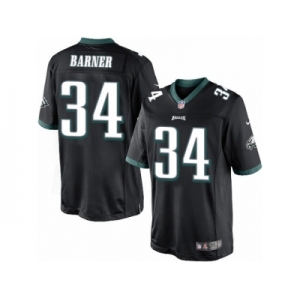 Men's Nike Philadelphia Eagles #34 Kenjon Barner Limited Black Alternate NFL Jersey