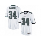 Men's Nike Philadelphia Eagles #34 Kenjon Barner Limited White NFL Jersey