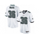 Men's Nike Philadelphia Eagles #36 Dwayne Gratz Limited White NFL Jersey