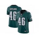 Men's Nike Philadelphia Eagles #46 Herman Edwards Vapor Untouchable Limited Midnight Green Team Color NFL Jersey