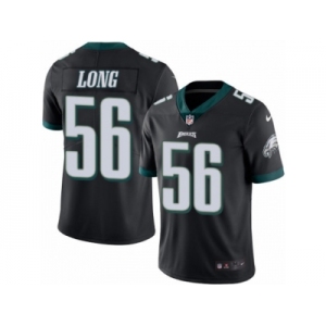Men's Nike Philadelphia Eagles #56 Chris Long Limited Black Rush NFL Jersey