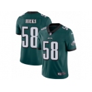 Men's Nike Philadelphia Eagles #58 Jordan Hicks Vapor Untouchable Limited Midnight Green Team Color NFL Jersey