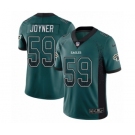 Men's Nike Philadelphia Eagles #59 Seth Joyner Limited Green Rush Drift Fashion NFL Jersey