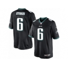 Men's Nike Philadelphia Eagles #6 Caleb Sturgis Limited Black Alternate NFL Jersey