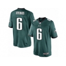 Men's Nike Philadelphia Eagles #6 Caleb Sturgis Limited Midnight Green Team Color NFL Jersey