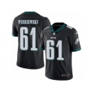 Men's Nike Philadelphia Eagles #61 Stefen Wisniewski Limited Black Rush NFL Jersey