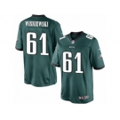 Men's Nike Philadelphia Eagles #61 Stefen Wisniewski Limited Midnight Green Team Color NFL Jersey