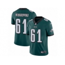 Men's Nike Philadelphia Eagles #61 Stefen Wisniewski Vapor Untouchable Limited Midnight Green Team Color NFL Jersey