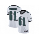 Men's Nike Philadelphia Eagles #61 Stefen Wisniewski Vapor Untouchable Limited White NFL Jersey