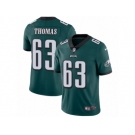 Men's Nike Philadelphia Eagles #63 Dallas Thomas Midnight Green Team Color Vapor Untouchable Limited Player NFL Jersey