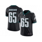 Men's Nike Philadelphia Eagles #65 Lane Johnson Limited Black Rush NFL Jersey