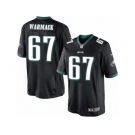 Men's Nike Philadelphia Eagles #67 Chance Warmack Limited Black Alternate NFL Jersey