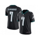 Men's Nike Philadelphia Eagles #7 Ron Jaworski Limited Black Rush NFL Jersey