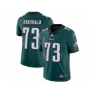 Men's Nike Philadelphia Eagles #73 Isaac Seumalo Vapor Untouchable Limited Midnight Green Team Color NFL Jersey