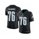 Men's Nike Philadelphia Eagles #76 Allen Barbre Limited Black Rush NFL Jersey