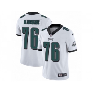 Men's Nike Philadelphia Eagles #76 Allen Barbre Vapor Untouchable Limited White NFL Jersey