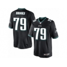 Men's Nike Philadelphia Eagles #79 Brandon Brooks Limited Black Alternate NFL Jersey