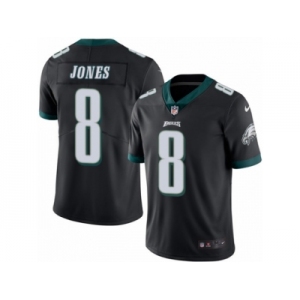 Men's Nike Philadelphia Eagles #8 Donnie Jones Limited Black Rush NFL Jersey