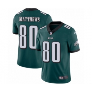 Men's Nike Philadelphia Eagles #80 Jordan Matthews Midnight Green Team Color Vapor Untouchable Limited Player NFL Jersey