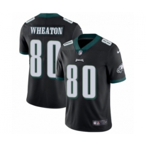 Men's Nike Philadelphia Eagles #80 Markus Wheaton Black Alternate Vapor Untouchable Limited Player NFL Jersey