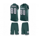 Men's Nike Philadelphia Eagles #80 Markus Wheaton Limited Midnight Green Tank Top Suit NFL Jersey