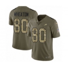 Men's Nike Philadelphia Eagles #80 Markus Wheaton Limited Olive Camo 2017 Salute to Service NFL Jersey