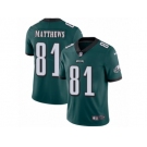 Men's Nike Philadelphia Eagles #81 Jordan Matthews Vapor Untouchable Limited Midnight Green Team Color NFL Jersey