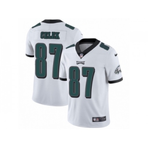 Men's Nike Philadelphia Eagles #87 Brent Celek Vapor Untouchable Limited White NFL Jersey