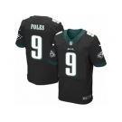 Men's Nike Philadelphia Eagles #9 Nick Foles Elite Black Alternate NFL Jersey