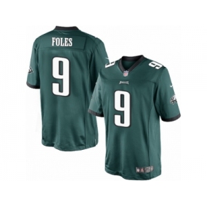 Men's Nike Philadelphia Eagles #9 Nick Foles Limited Midnight Green Team Color NFL Jersey